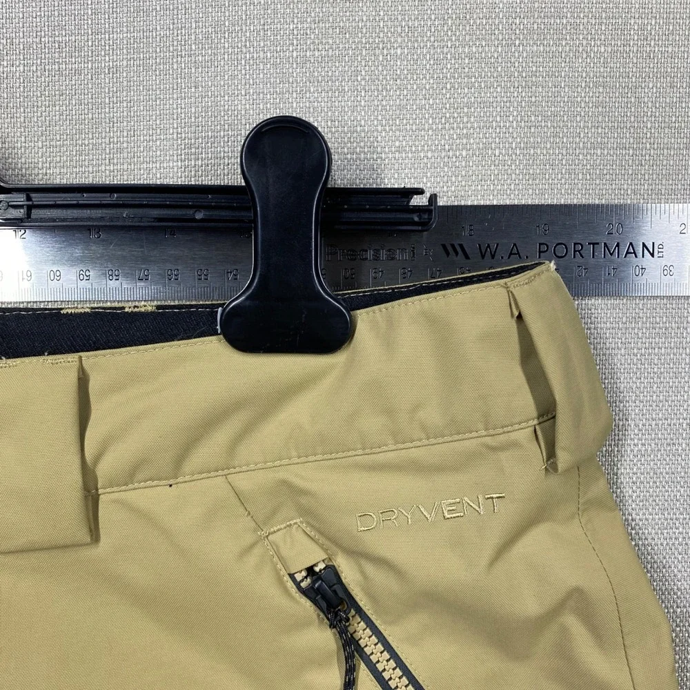 The North Face Seymore DryVent Men L Tan Khaki Snow Ski Snowboard Pants